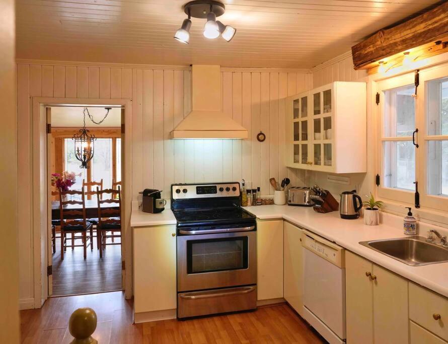 Chalets Nabu La Sacacomie - Riviere - Billard 상트-알렉시-데-몽 외부 사진